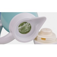 得力8965保温壶(蓝/粉色)(个)1.9l玻璃内胆