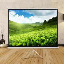 得力50494支架投影幕(120英寸4:3)(白色)