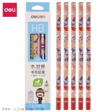 得力（deli）卡通、汪汪队、带橡皮学生铅笔HB 2B HB  12支/盒 （计价单位：盒）